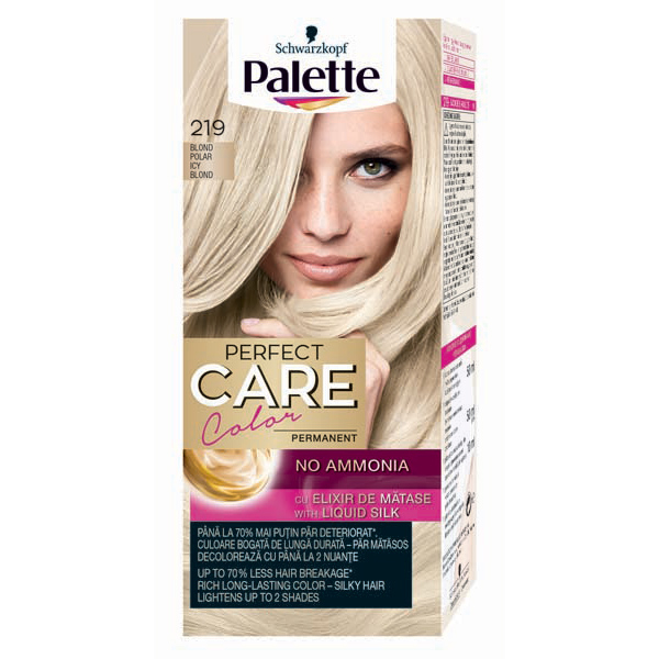 Vopsea De Par Palette Perfect Care Creme 219 Blond Polar 115ml